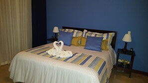 Master bedroom #2 with en suite bathroom and private balcony.
