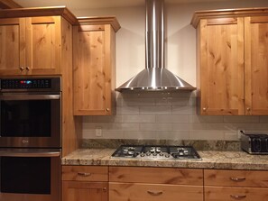 5 burner stove and double ovens