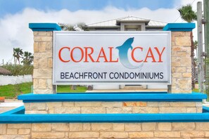 Coral Cay Entrance Sign