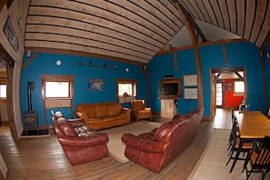 TV and hanging area