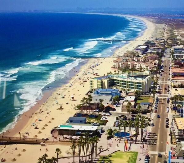 Sky view of Imperial Beach