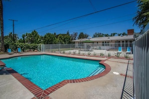Large, Private Gated Pool that can be heated for an additional nightly fee