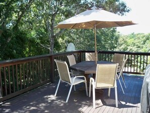 Spacious Deck, Patio Table, Chairs, Grill