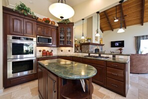 Kitchen Island View