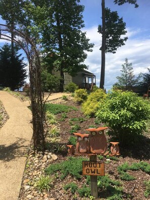 walkway to cabin