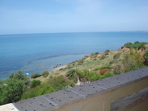 Blick von der Unterkunft