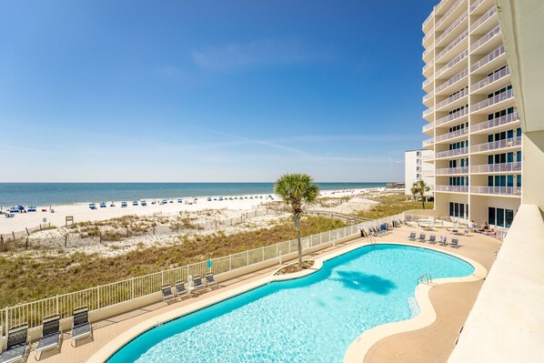 One of our 2 outdoor pools!