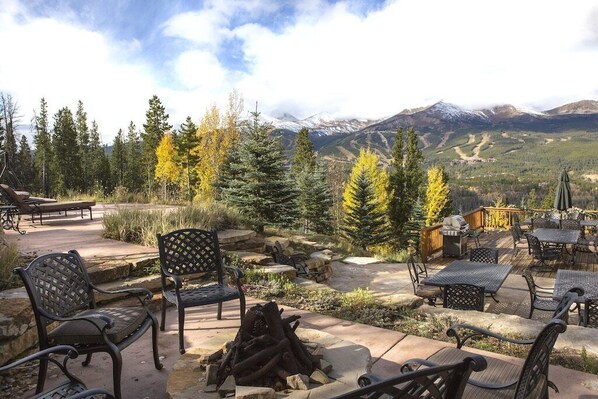 Gas Fire Pit -  with amazing views