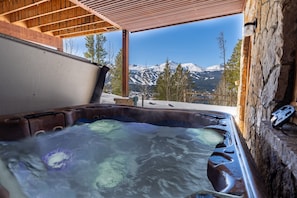Hot tub with views