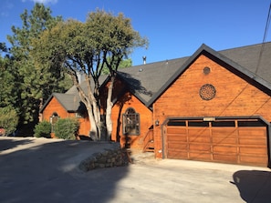 Our driveway with parking for 8 cars
