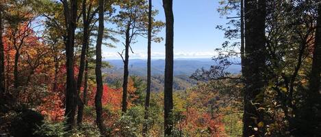 That's why they call it the Blue Ridge!