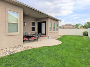 Plenty of yard space for the kids, dogs, or whole family to play.