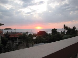 Sunset from our terrace
