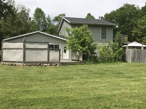 south deck and large side yard