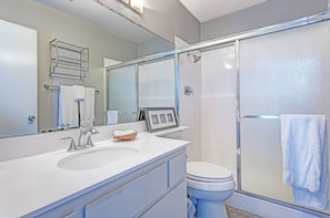 Master Bathroom with shower.