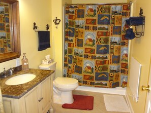 Bathroom in Aspen Unit.