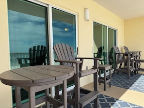 Comfy, heavy-duty Breezesta funiture for chilling on the balcony