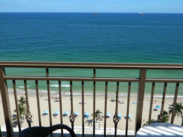 View from the balcony