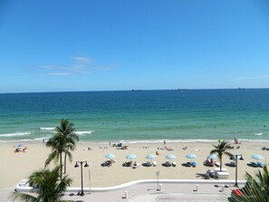 View from the swimming pool