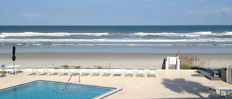Direct oceanfront view from our AMAZING, private balcony!! Paradise awaits you!