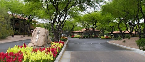 Gated Entrance to this beautiful condo community