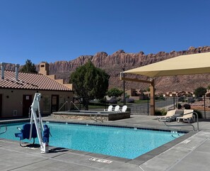 Rim Village pool & hot tub area, changing and restrooms
