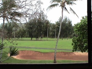 Lanai View of Fazio Golf Course Third Fairway. 