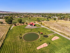 Pond and farm views.