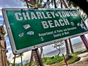 very short walk to this beach
