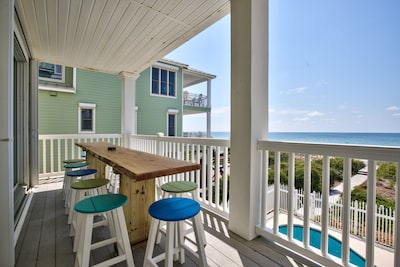 8 Bedroom - Plantation Gulf Front W/pool - 5 King Master Suites - Sleeps 25