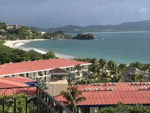 View of Flamingo Beach from master balcony