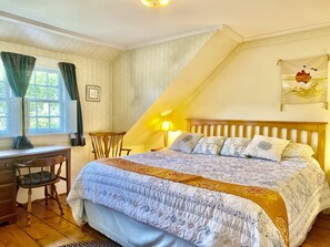 This is the king bedroom, which faces west and gets lots of afternoon light.