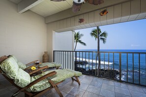 Reclining on the lounge chairs preparing for another wonderful sunset