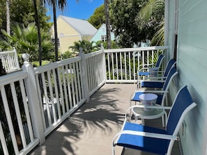 Second private balcony.