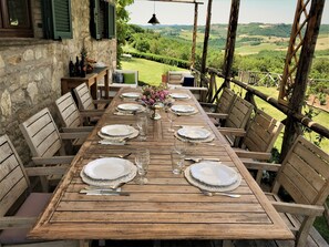 Main dining pergola