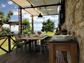 Main dining pergola