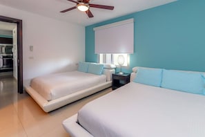 Guest suite with 2 queen beds