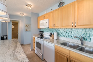 Modern and Fully Stocked Kitchen