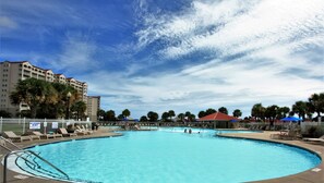 The largest pool in the south is 1 of 2 pools we can enjoy.  North Tower Pool
