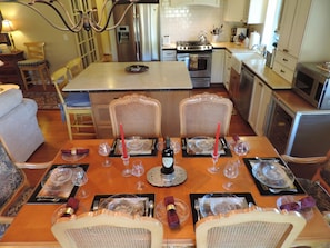 Dining area looking toward kitchen