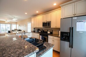 2nd floor Kitchen with breakfast bar 