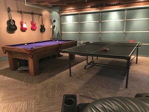  The game room is what our guests like best