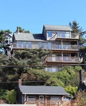 View of the house from the main street