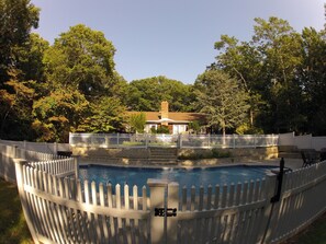 View from the backyard