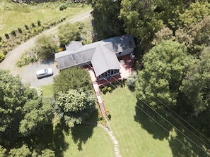 Aerial view of part of the property. 
