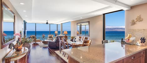 Open concept condo with view from every angle!