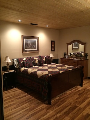 Before we replaced new mattress and log bed