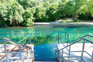 Beautiful crystal clear Comal River