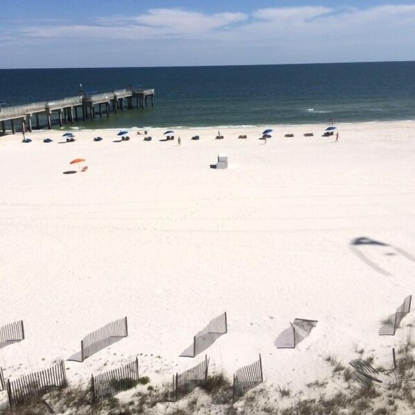 View of  Beach and Gulf from the balcony.