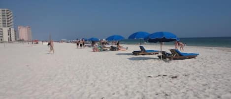 White sugar sand beaches